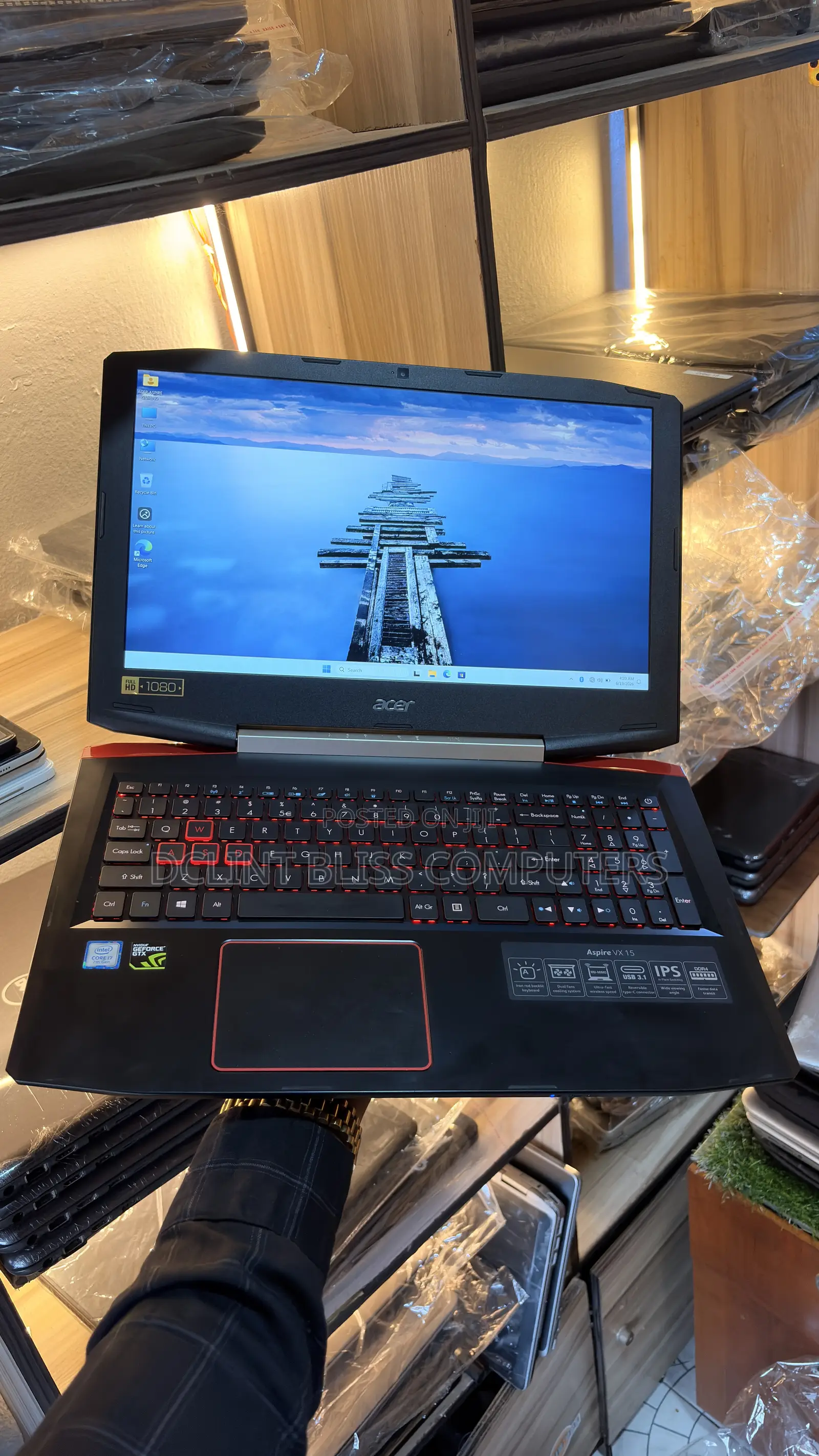Laptop Acer Aspire VX 15 16GB Intel Core i7 SSD 256GB