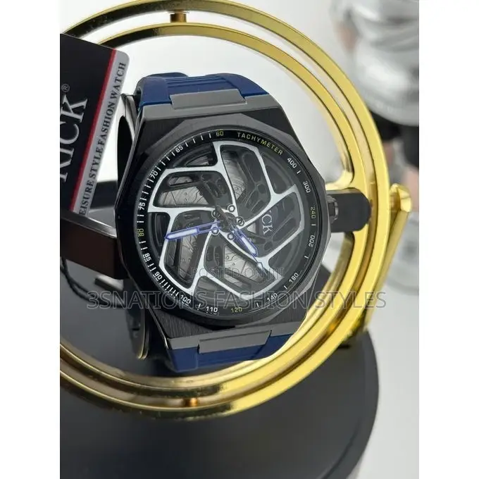 Brand New Rick Spinning Rubber Strap Wrist Watch – Fashion Rubber
