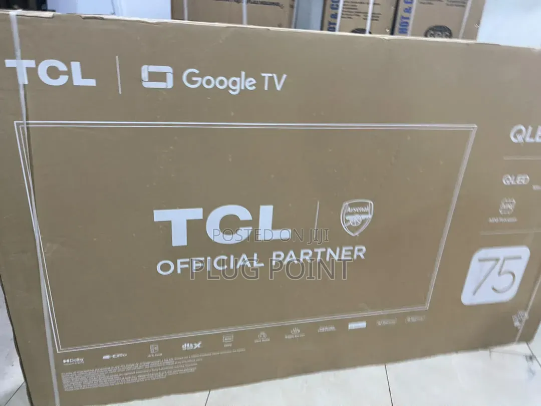 TCL 75” Qled Smart Tv for Cinematic Viewing Experience