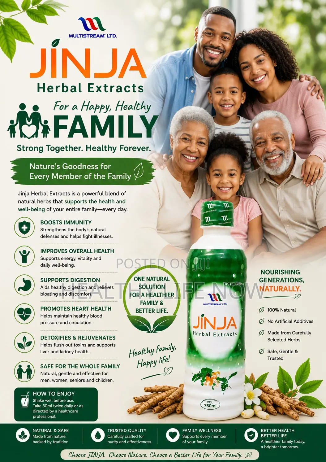 Jinja Herbal Design for Individuals and Family 4 Healthy Lifestyle