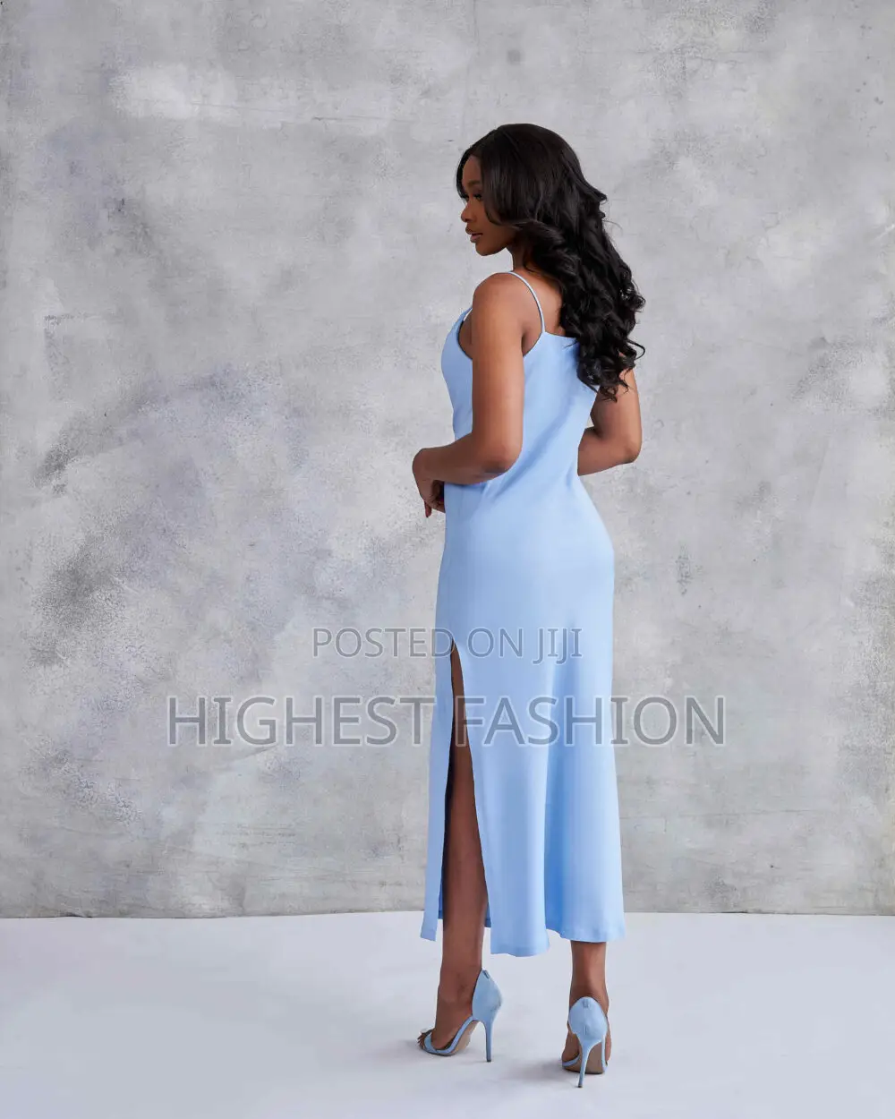 Silk Thin Strap Slip Dress