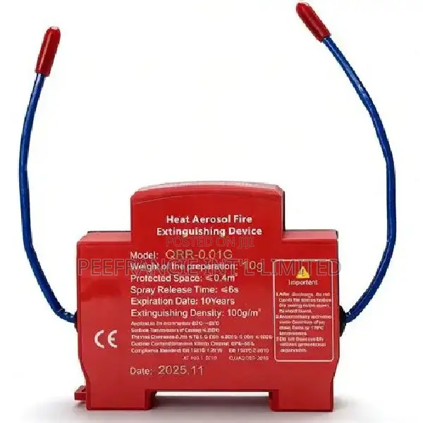 Heat Aerosol Fire Extinguisher Device