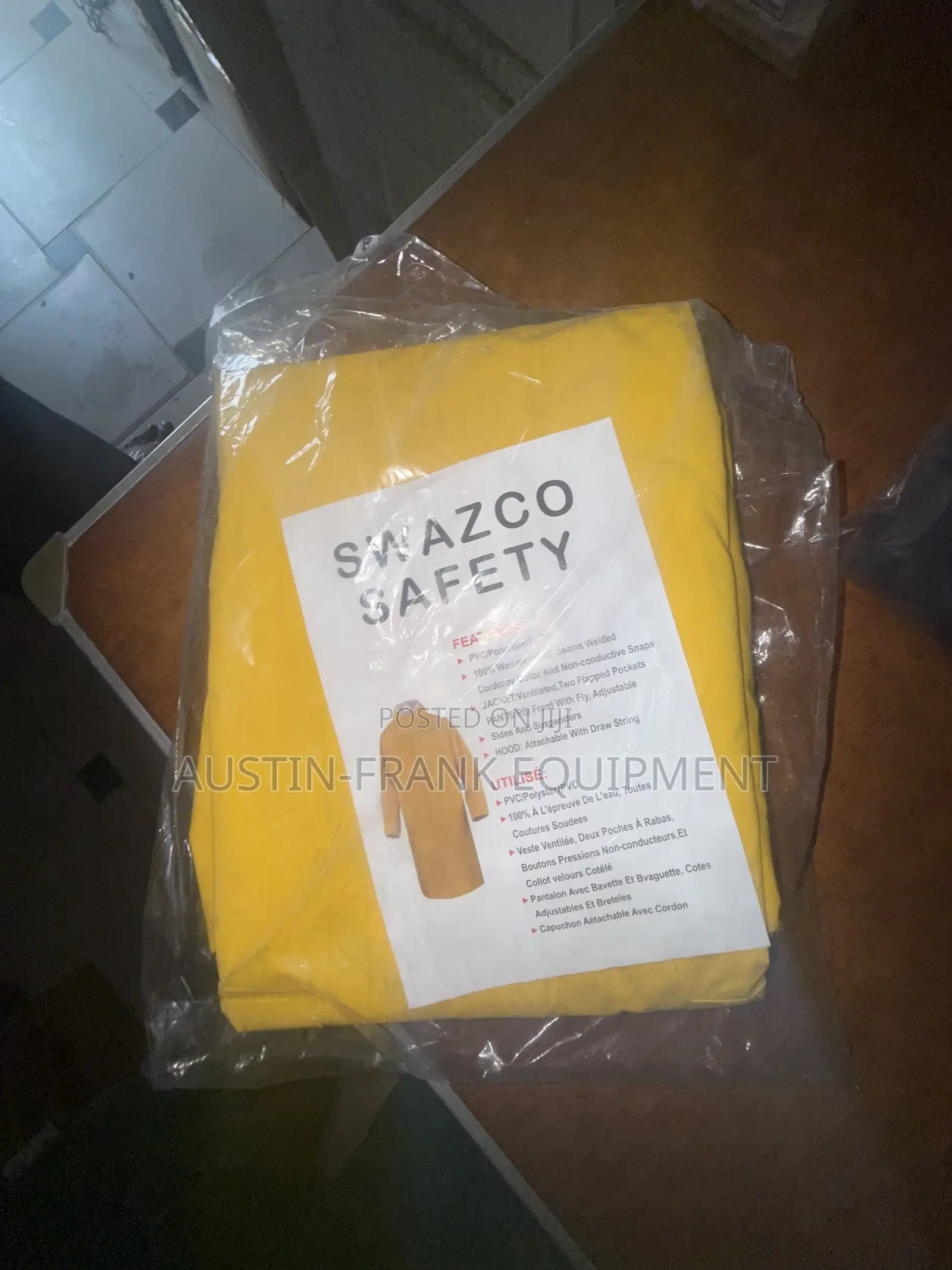 Swazco Safety Rainwear Jacket And Trouser
