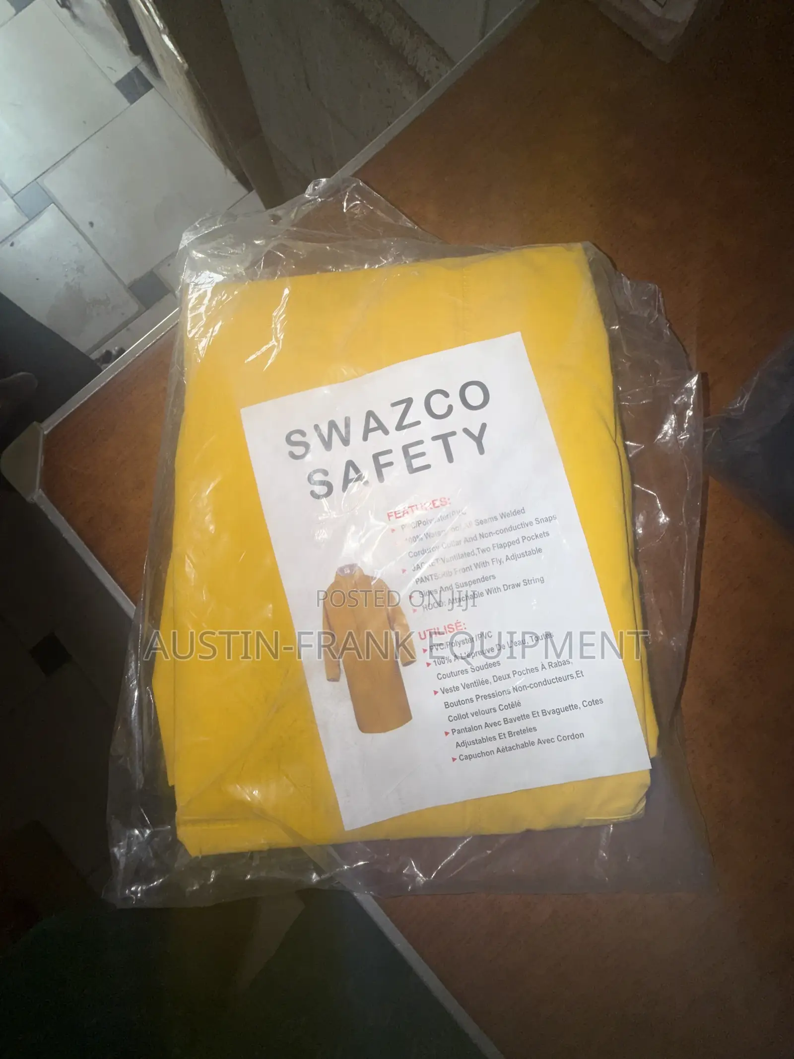 Swazco Safety Rainwear Jacket And Trouser