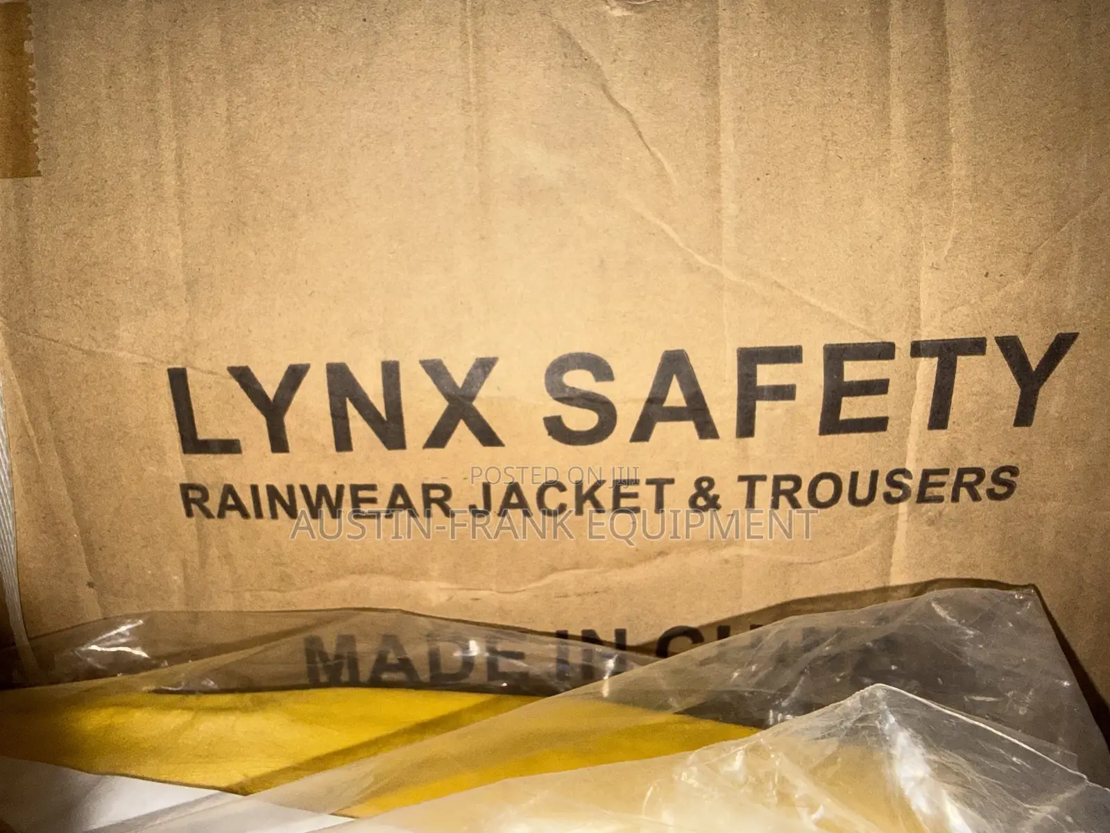 Swazco Safety Rainwear Jacket And Trouser