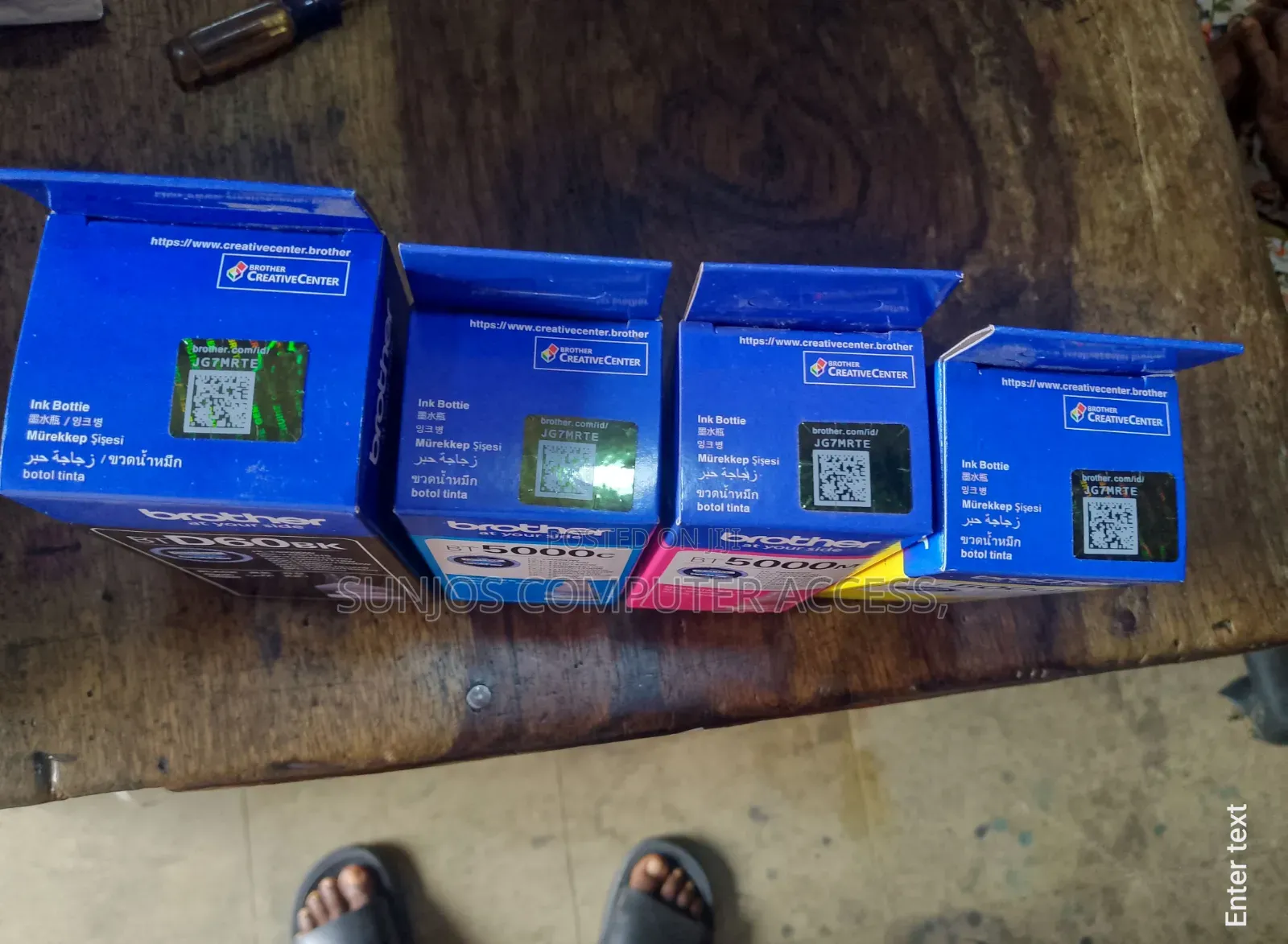 Brother Refill Ink One Set Black/Yellow) Cyan) Magenta)