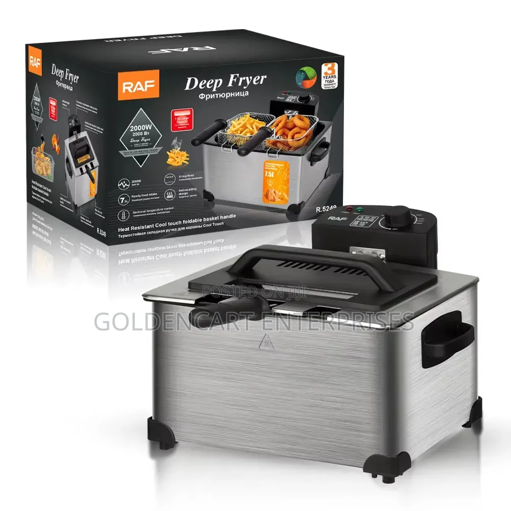 Raf Deep Fryer
 R.5249
- 5l