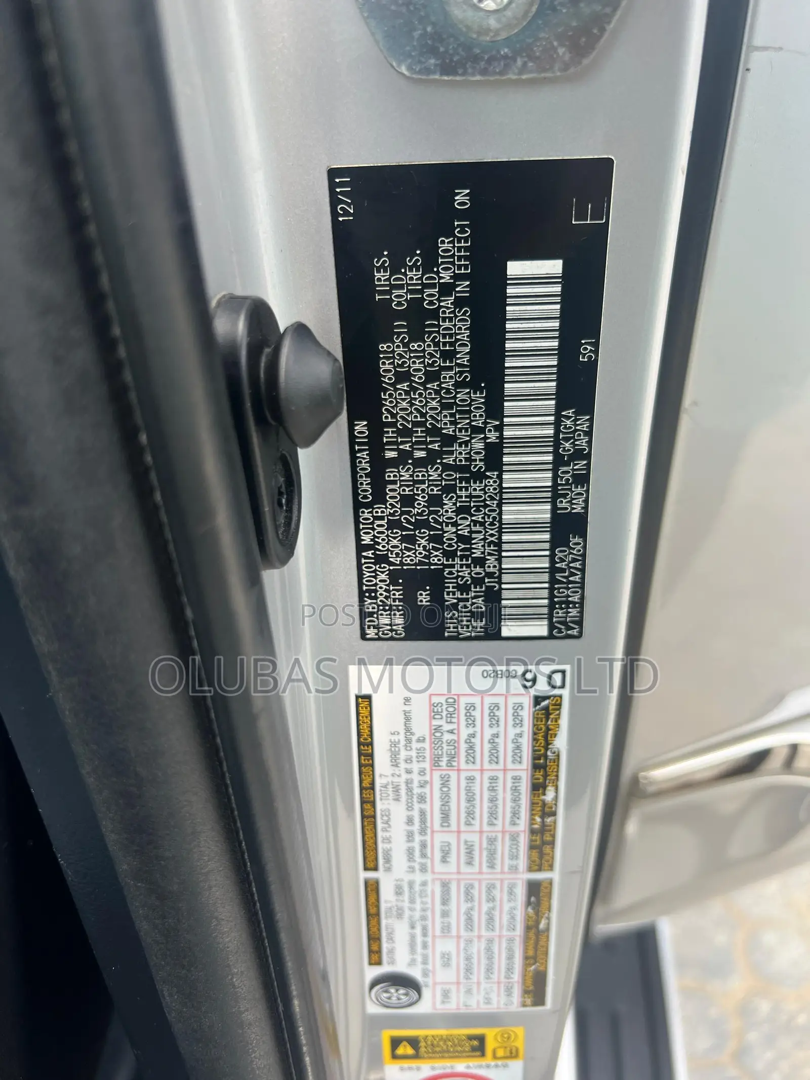 Lexus GX 460 2012 Silver