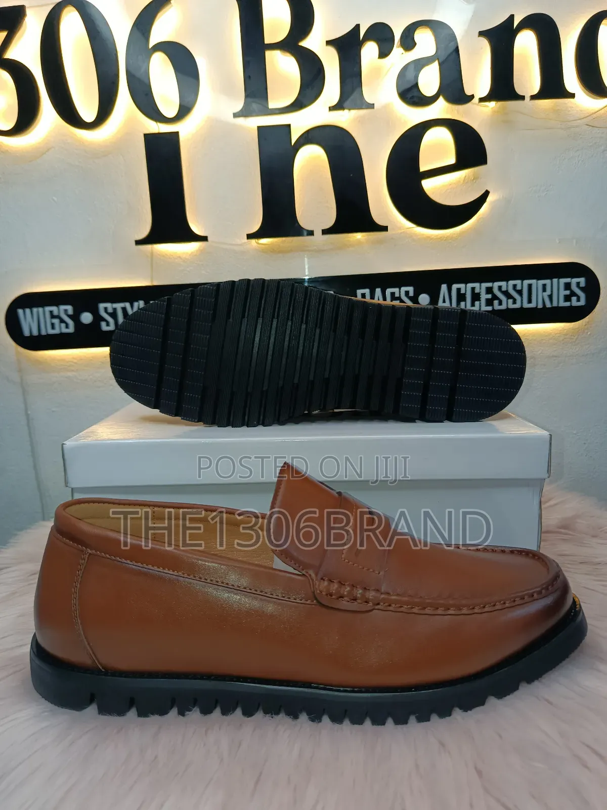 Men's Premium Leather Loafers – Classic Slip-on Office Casual Shoes