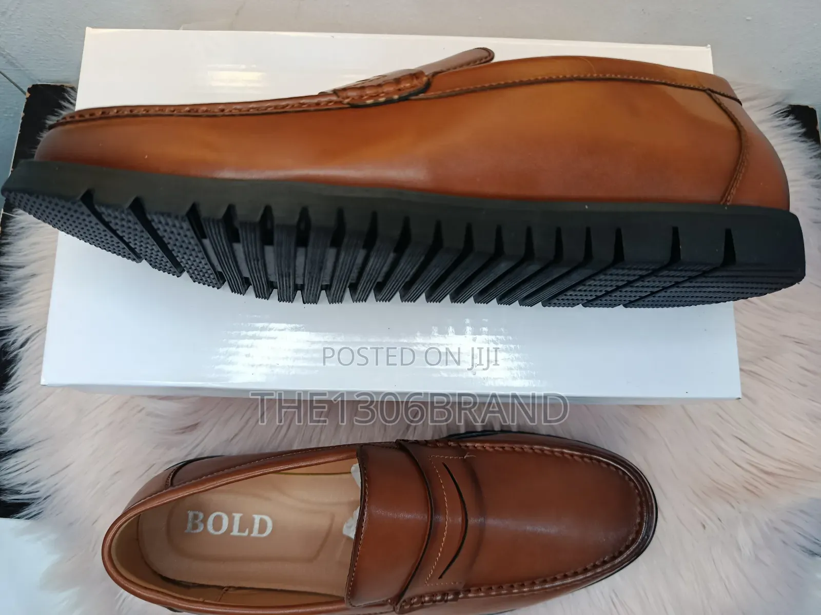 Men's Premium Leather Loafers – Classic Slip-on Office Casual Shoes