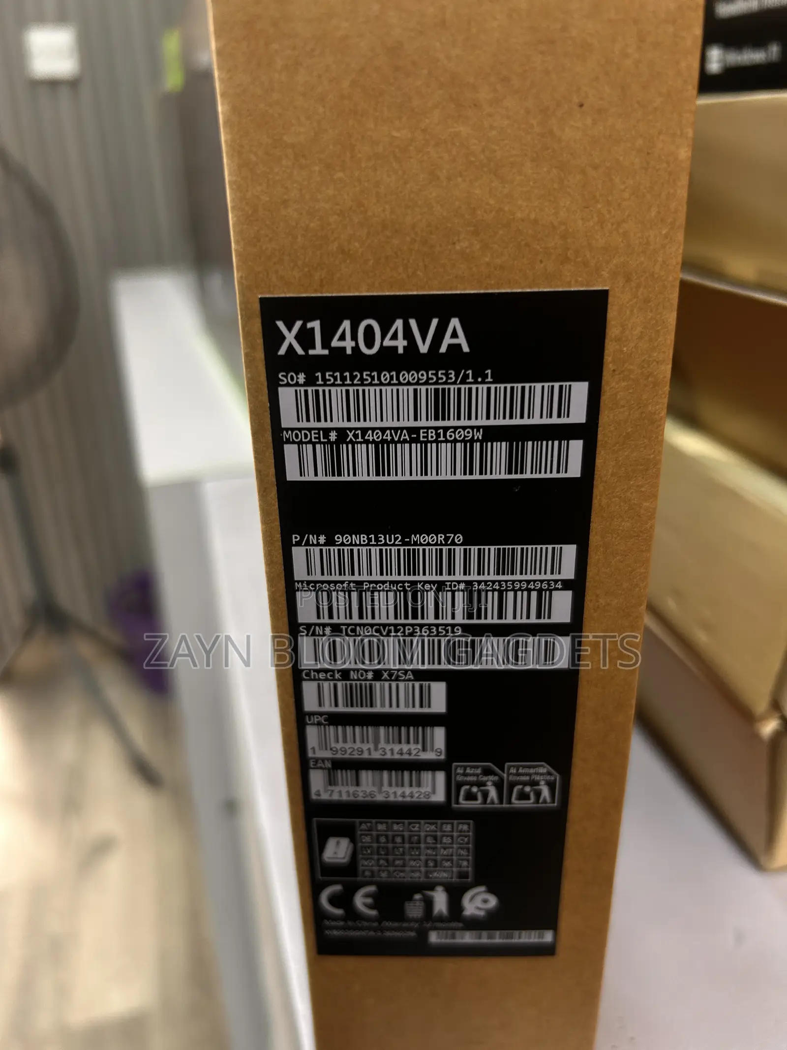 New Laptop Asus VivoBook X540SA 8GB Intel Core i5 SSD 512GB