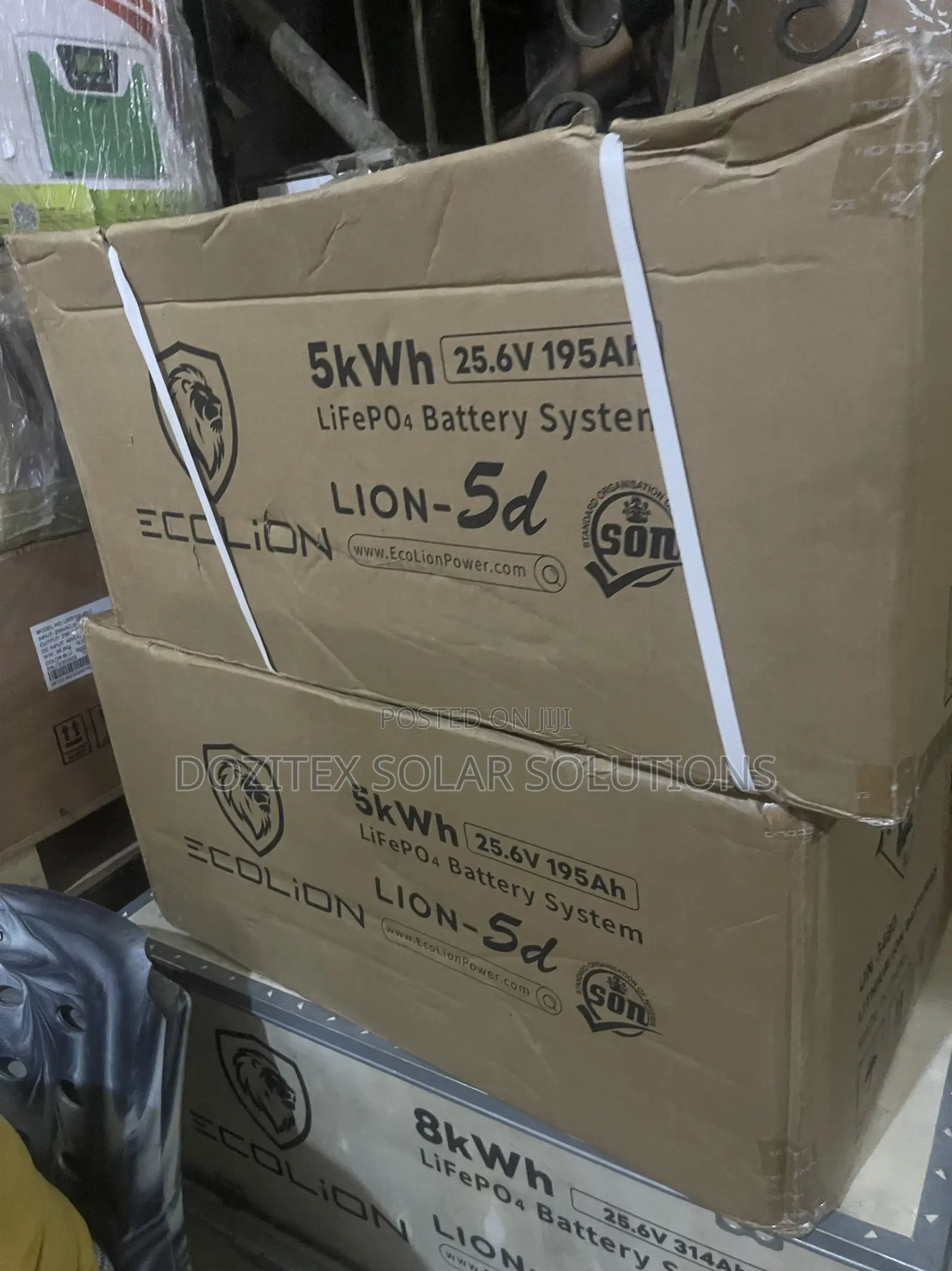 5kwh/25.6v Ecolion Lithium Battery Available Now