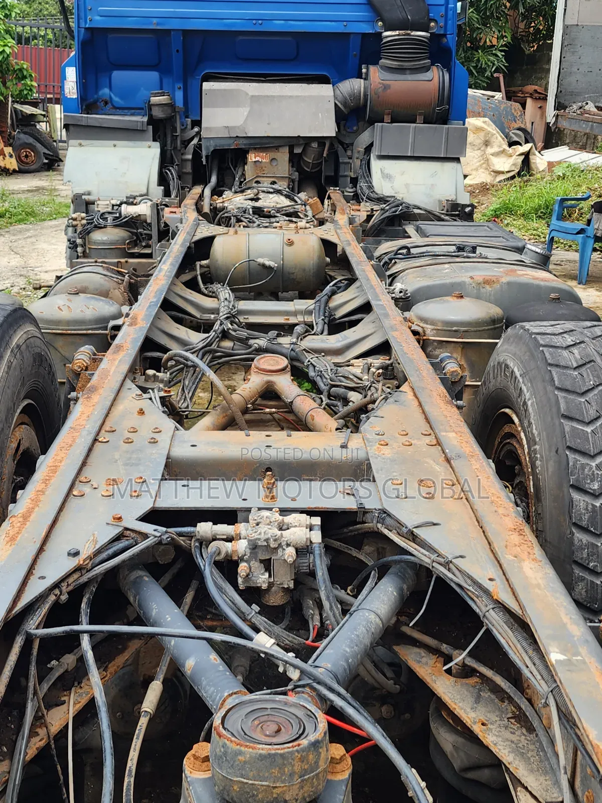 Clean Foreign Used Daf 85 Cf , 10 Tyres, Cap and Chassis