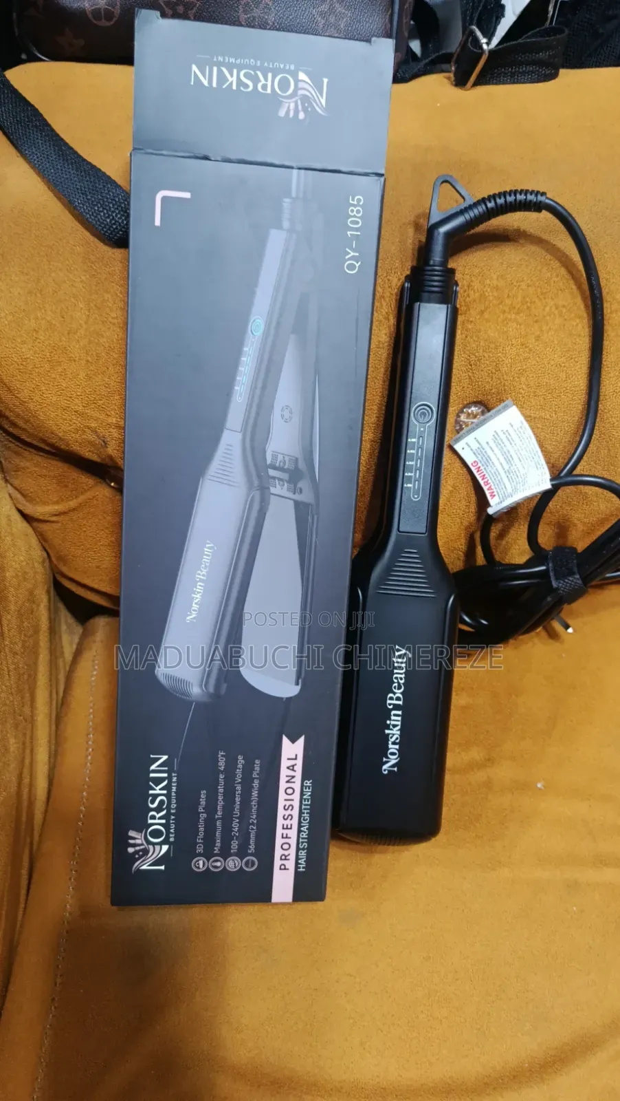 Professional Ceramic Hair Straightener – Fast Heating Smooth Hair