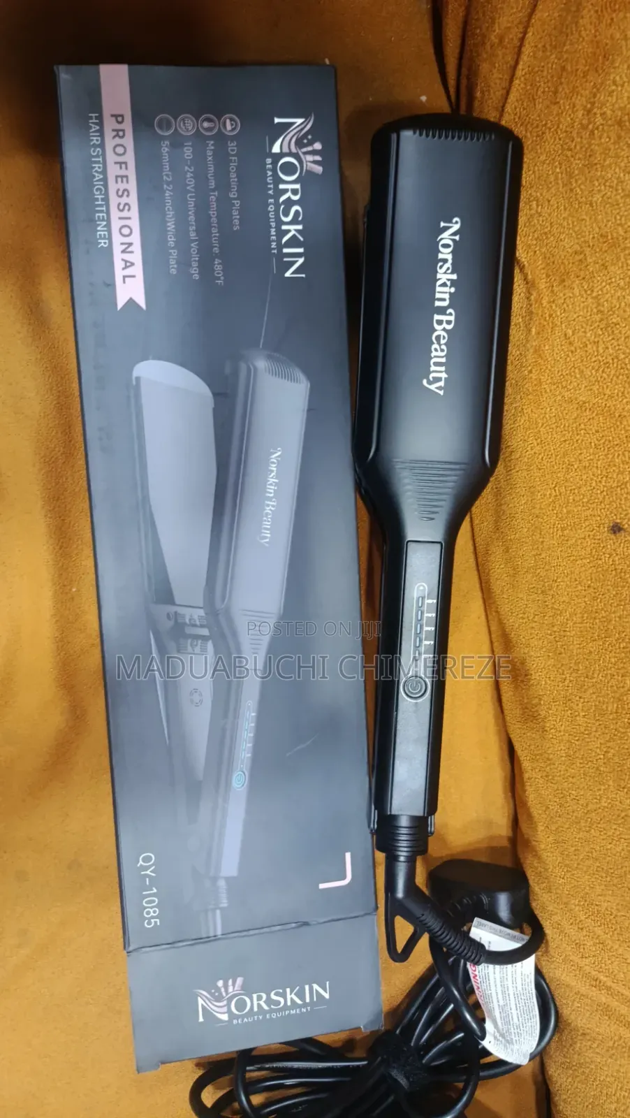 Professional Ceramic Hair Straightener – Fast Heating Smooth Hair