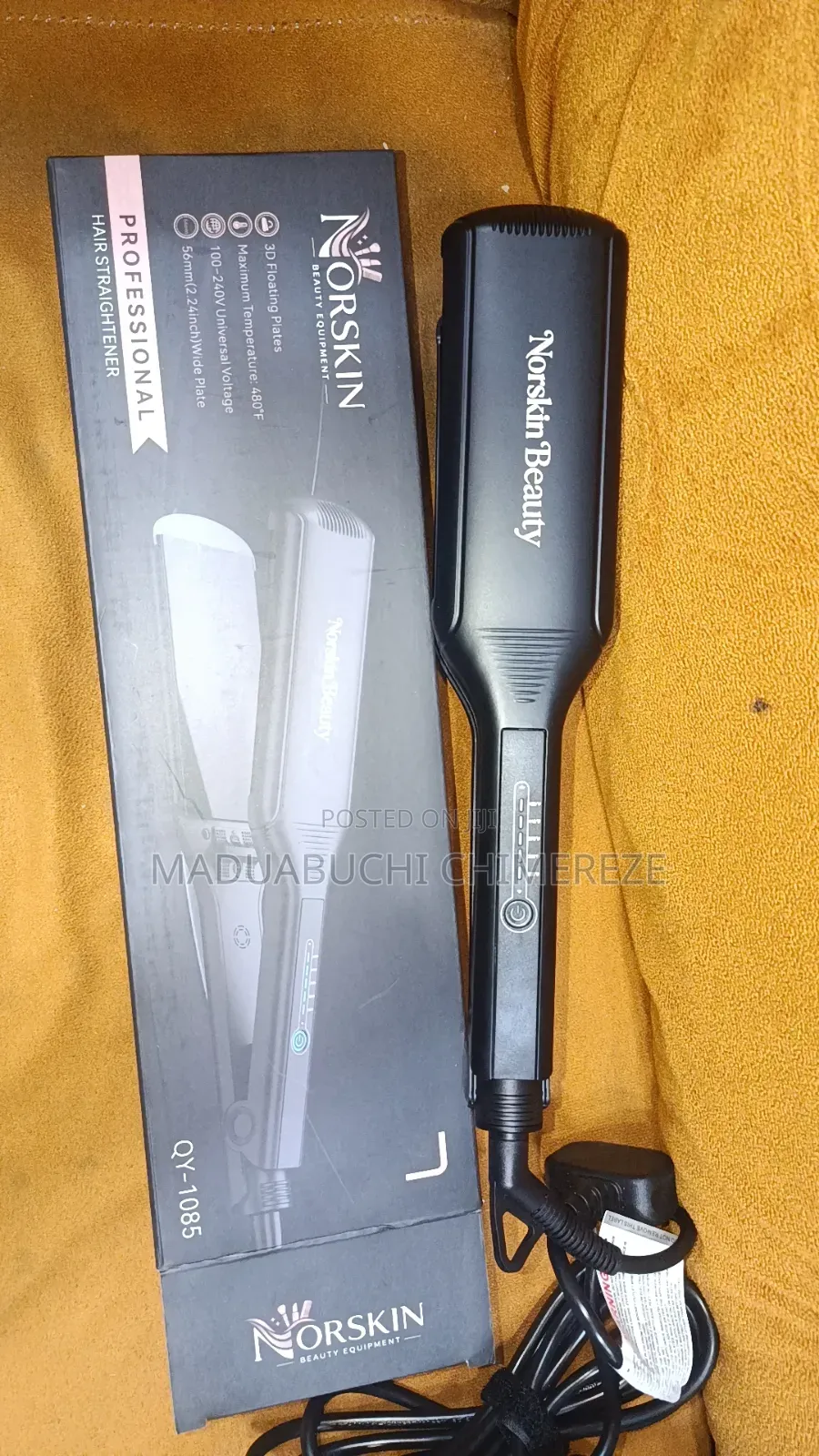 Professional Ceramic Hair Straightener – Fast Heating Smooth Hair