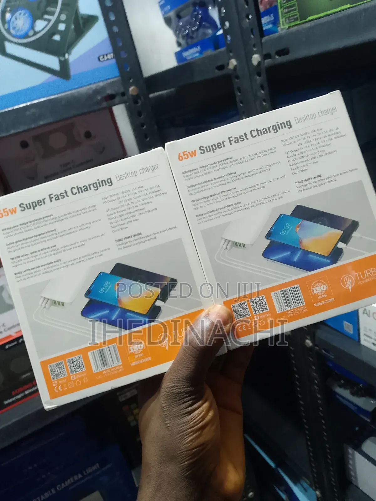 Ldnio 65w Super Fast Charging Desktop Charger – 6 Usb Ports Qc3.0/Pd