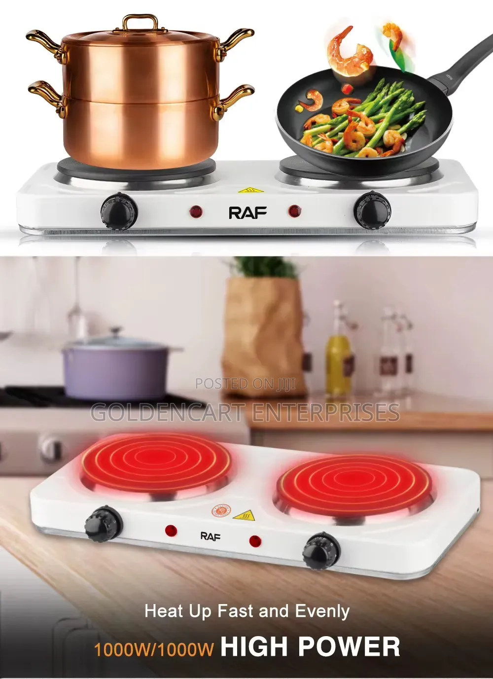 Raf Electric Stove - R.8020a