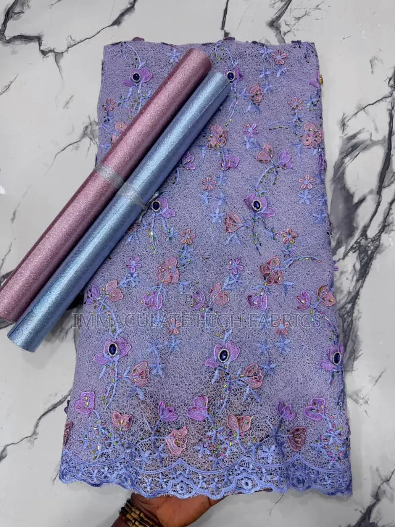 Applique Mesh Lace