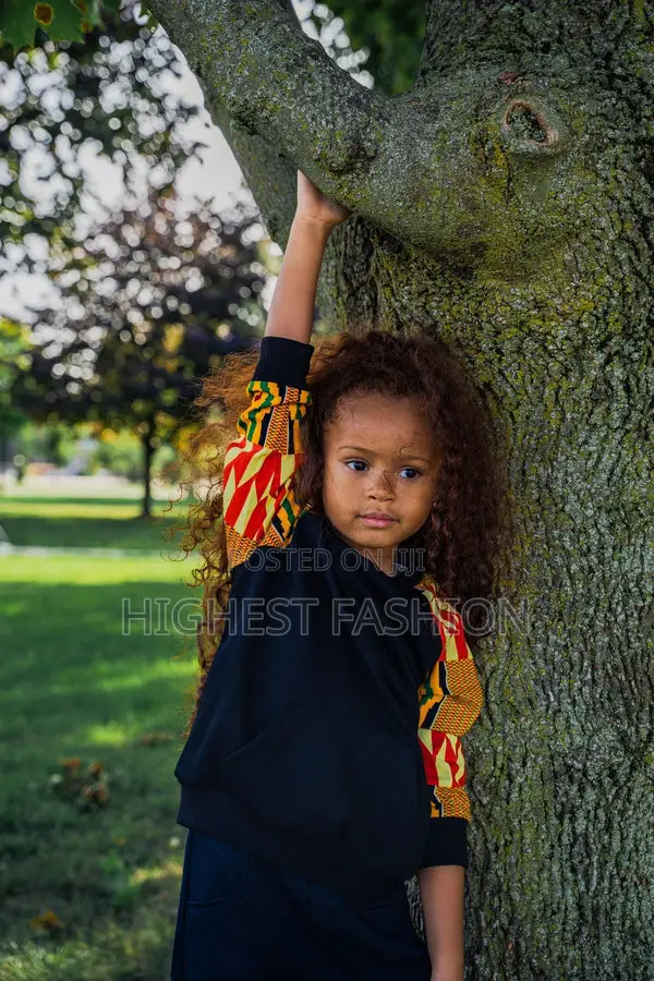 Kikey African Print Unisex Kids' Sweatshirt