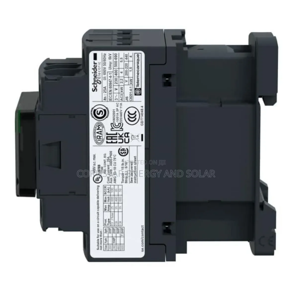 Contactor 3 Pole 18A.