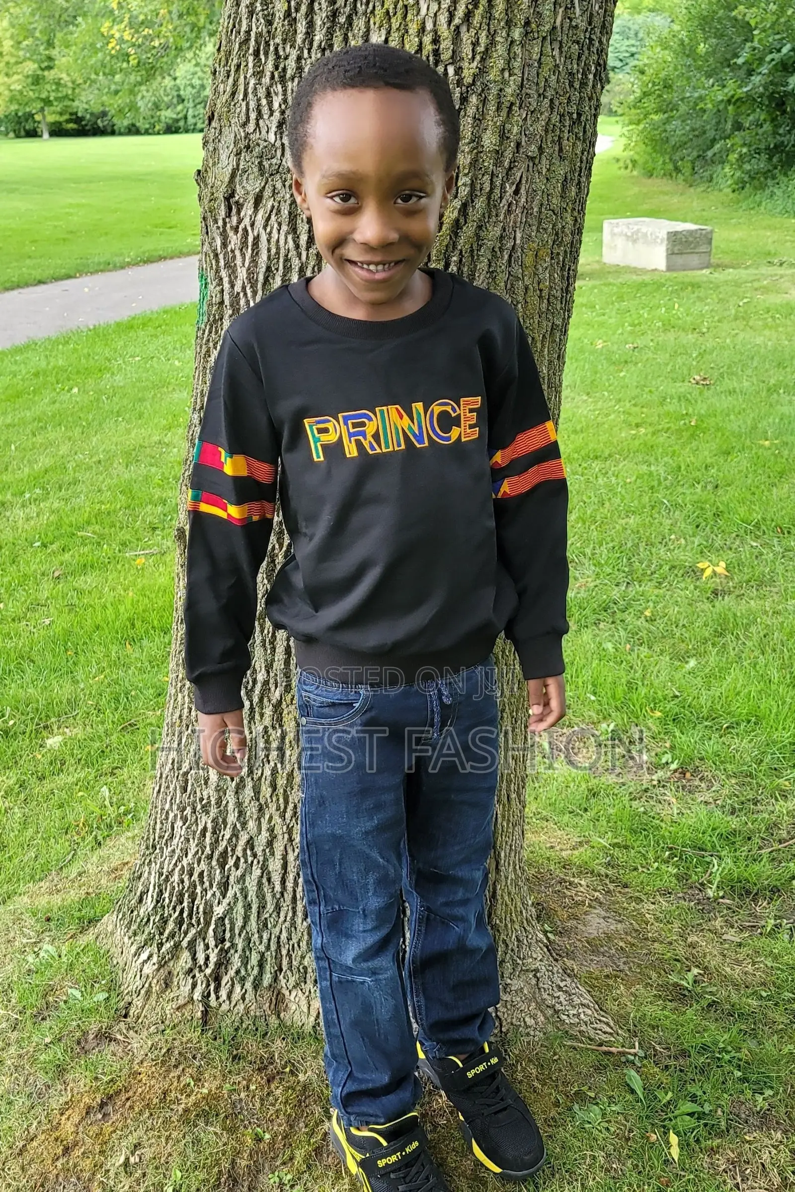 Enowa African Print Boys' Sweatshirt