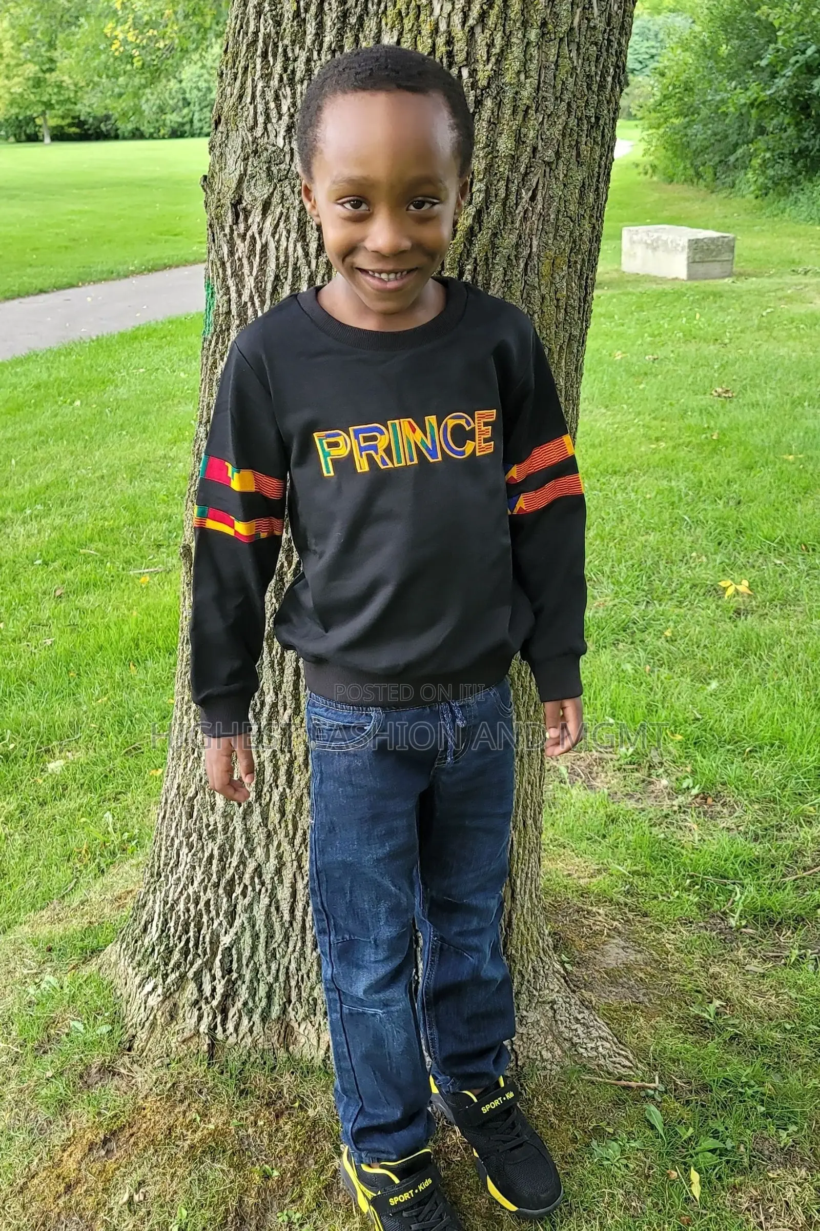Enowa African Print Boys' Sweatshirt