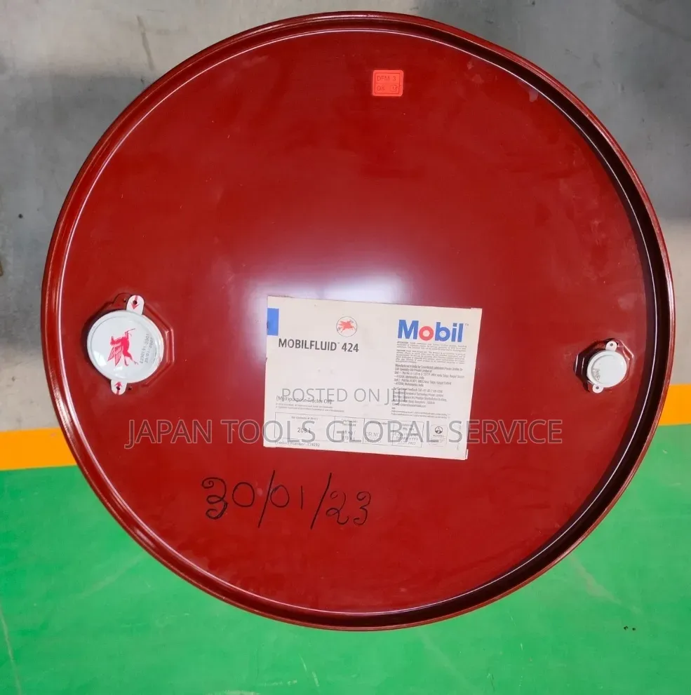 Mobil Fluid 424 Oil (208liters)