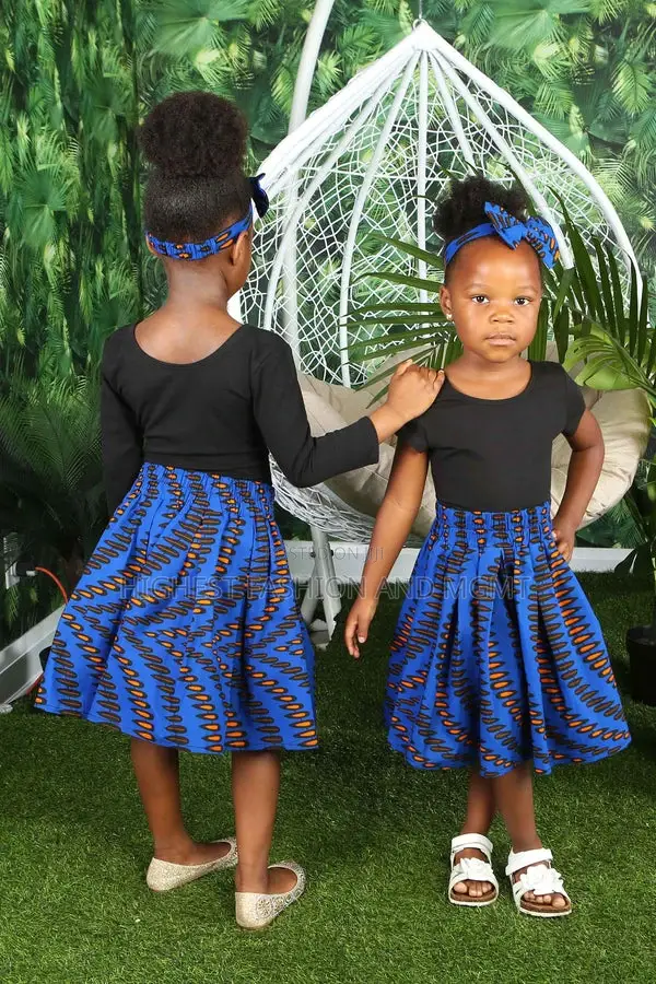 Nabila African Print Girls' Skirt
