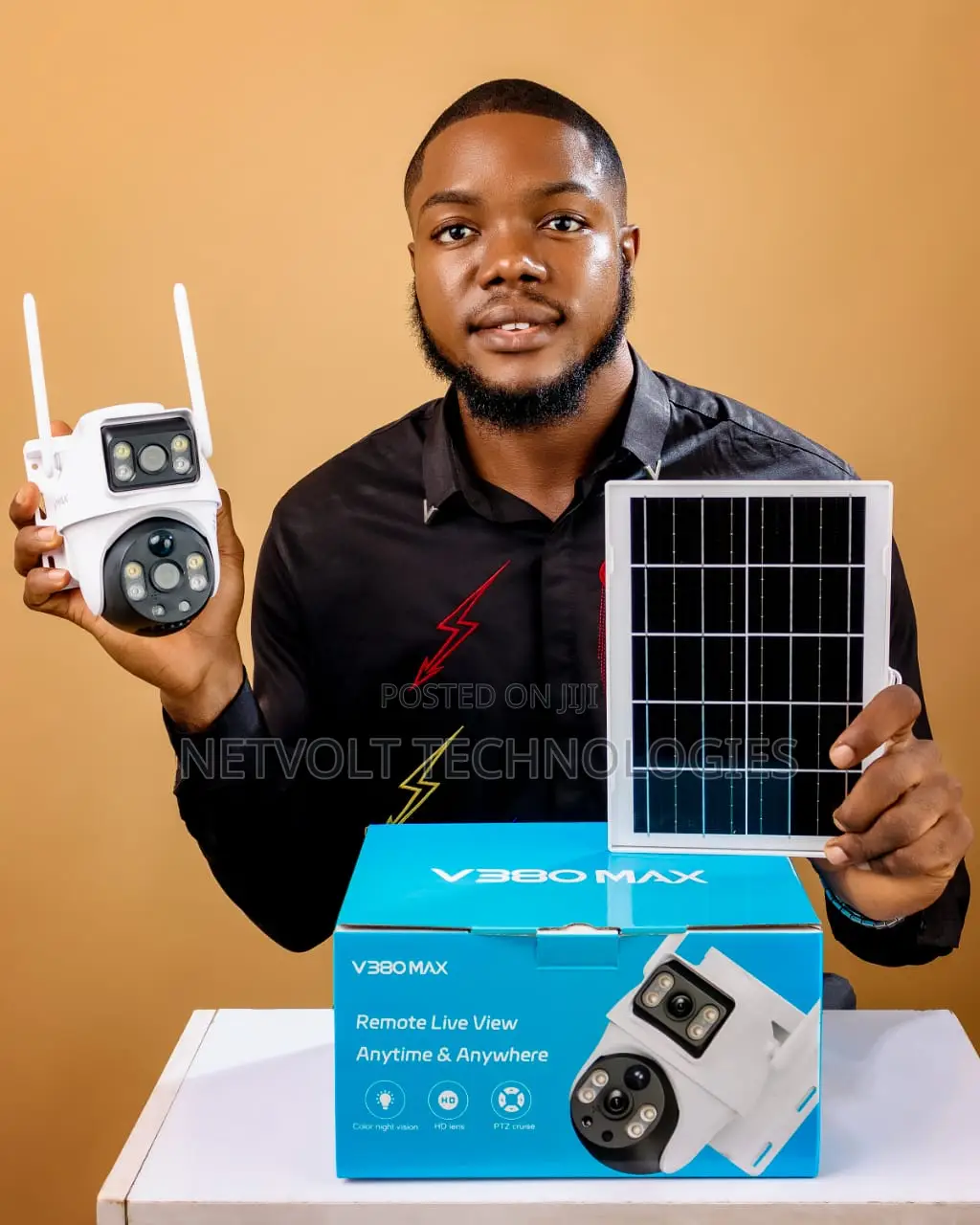 V380 Max Solar 4g Dual Lens CCTV Camera Installation Service