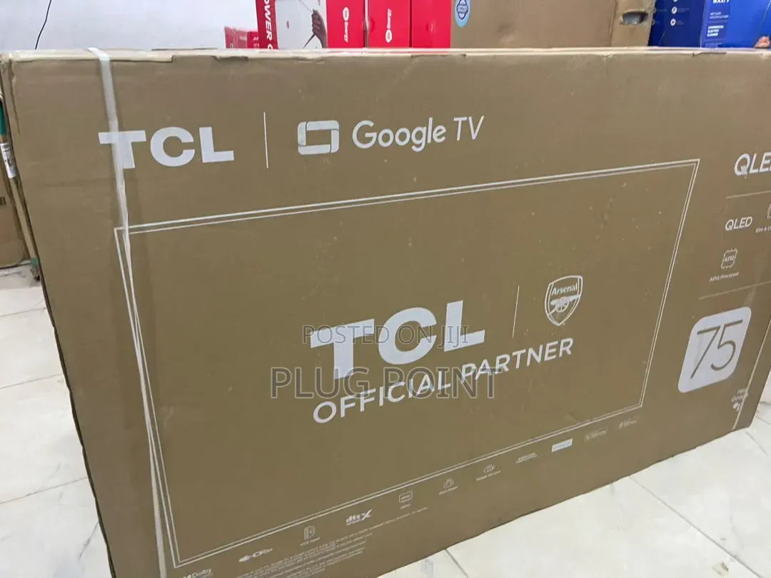 TCL 75” Quantum Dot Smart Tv With Brilliant Color Performance