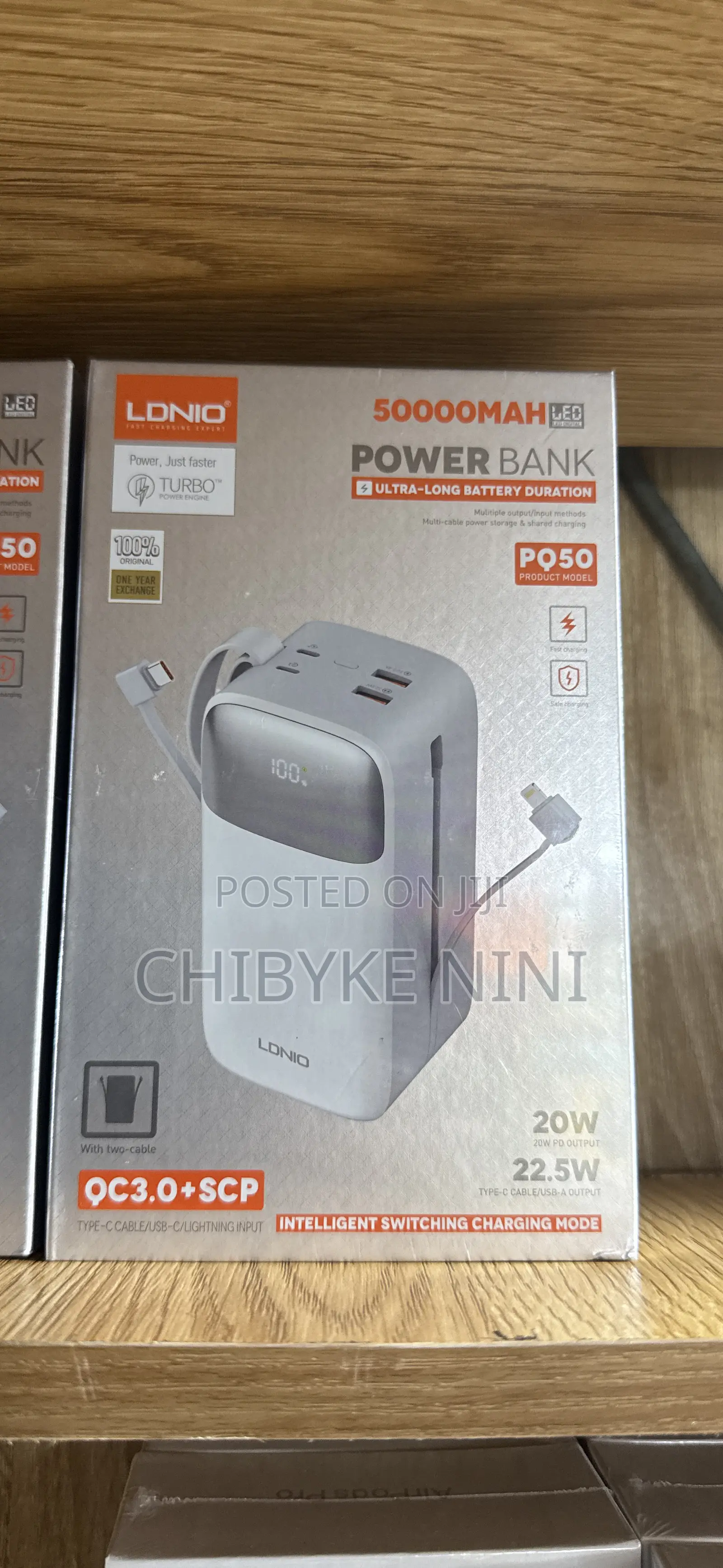 50,000mah Ldnio Powerbank 22.5 Watts