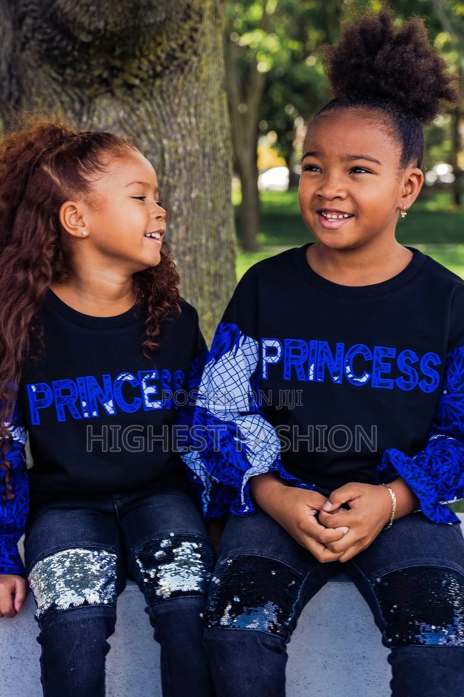 Ayden African Print Girls' Sweatshirt