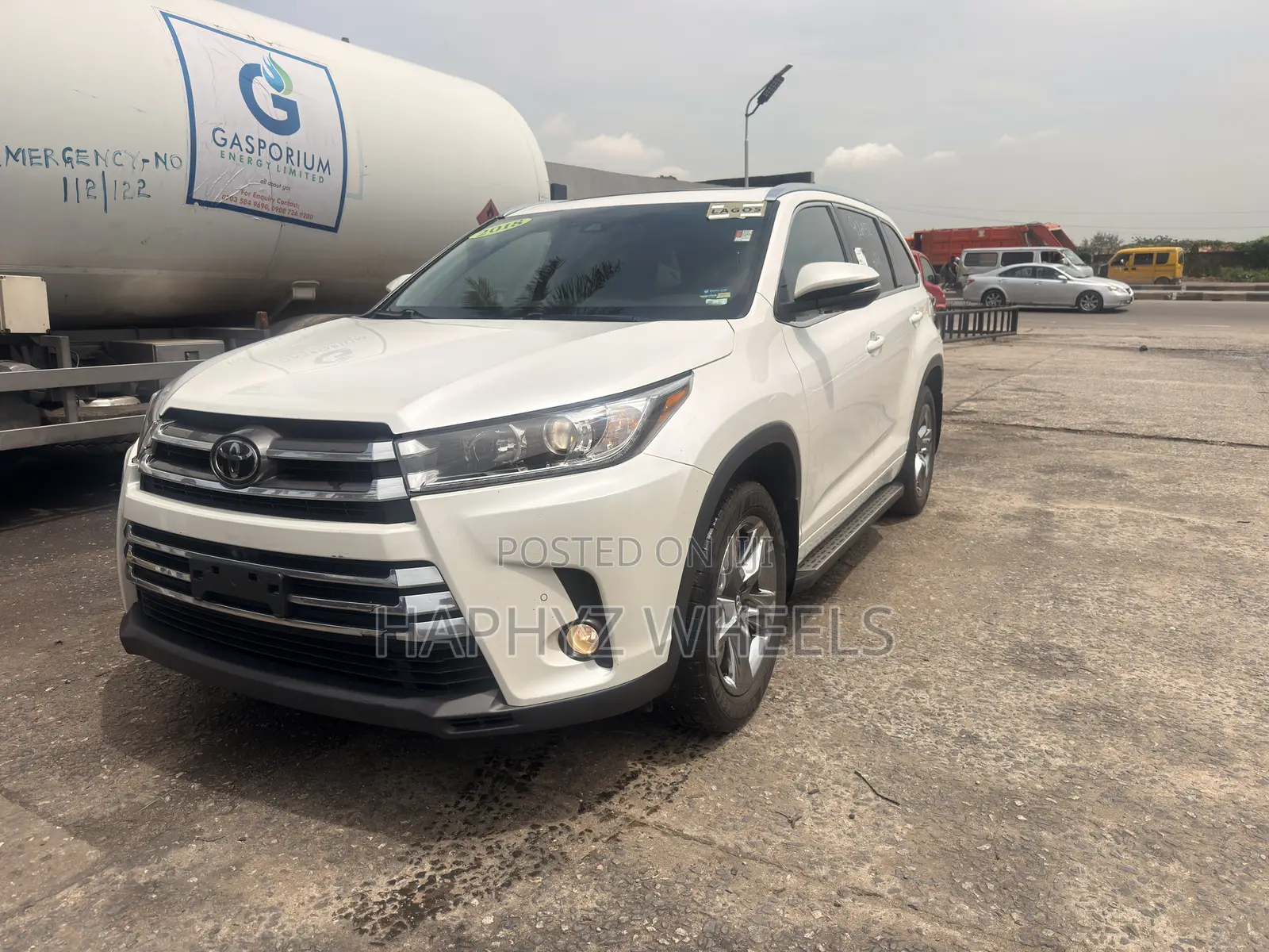 Toyota Highlander Limited Platinum 2019 White