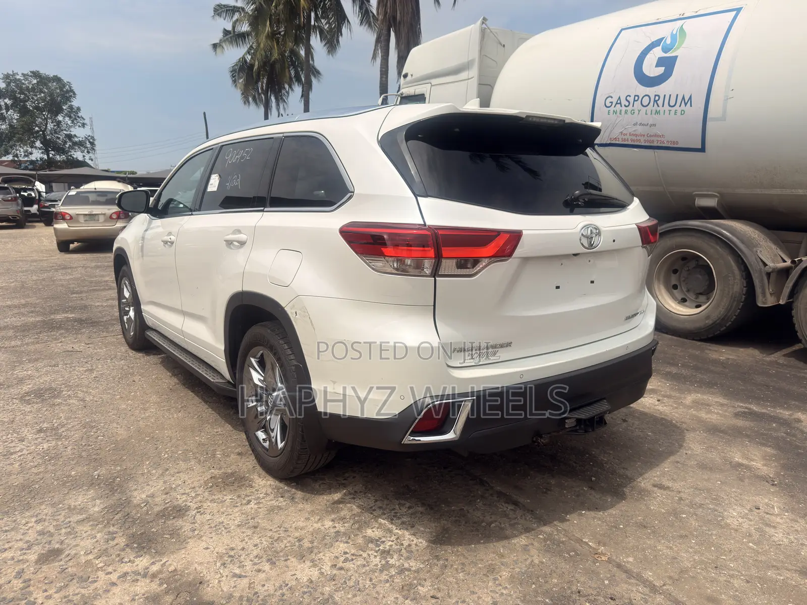 Toyota Highlander Limited Platinum 2019 White