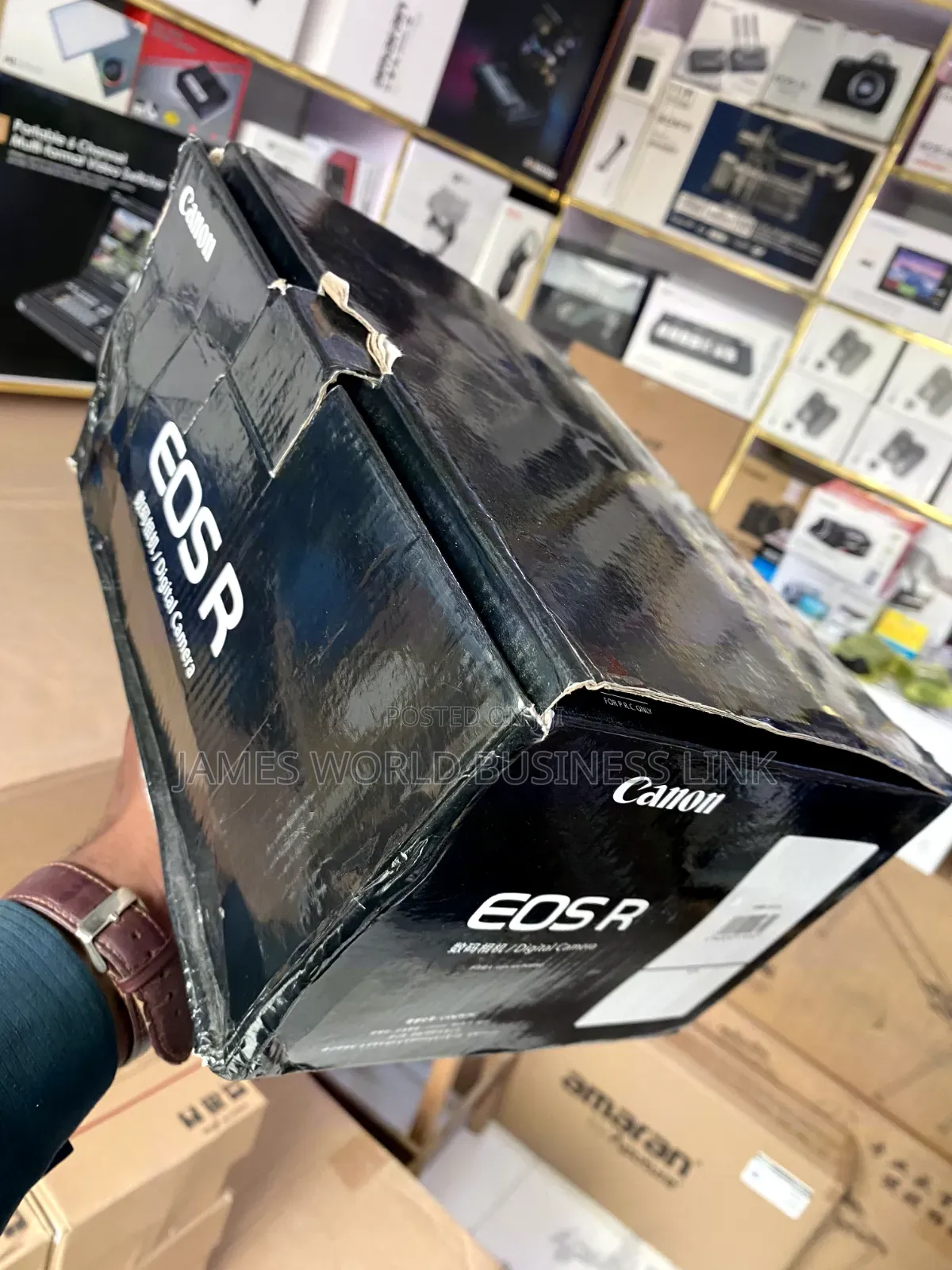 Canon Eos R Video Camera With 24 to 50mm