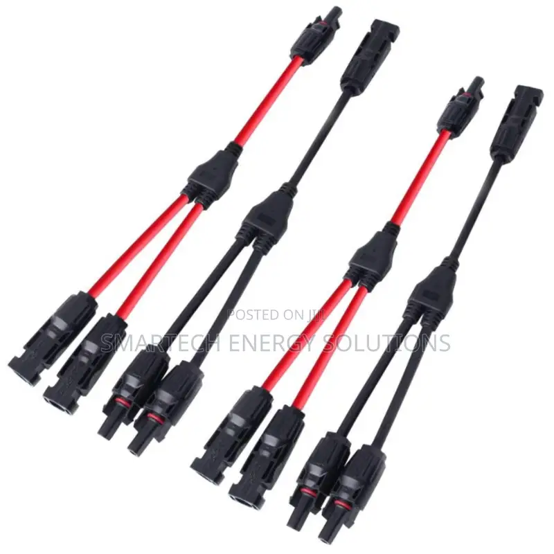 Y2 Mc4 Connector Ip67 2 To 1 30a 1000v Dc Female And Male Y Connector
