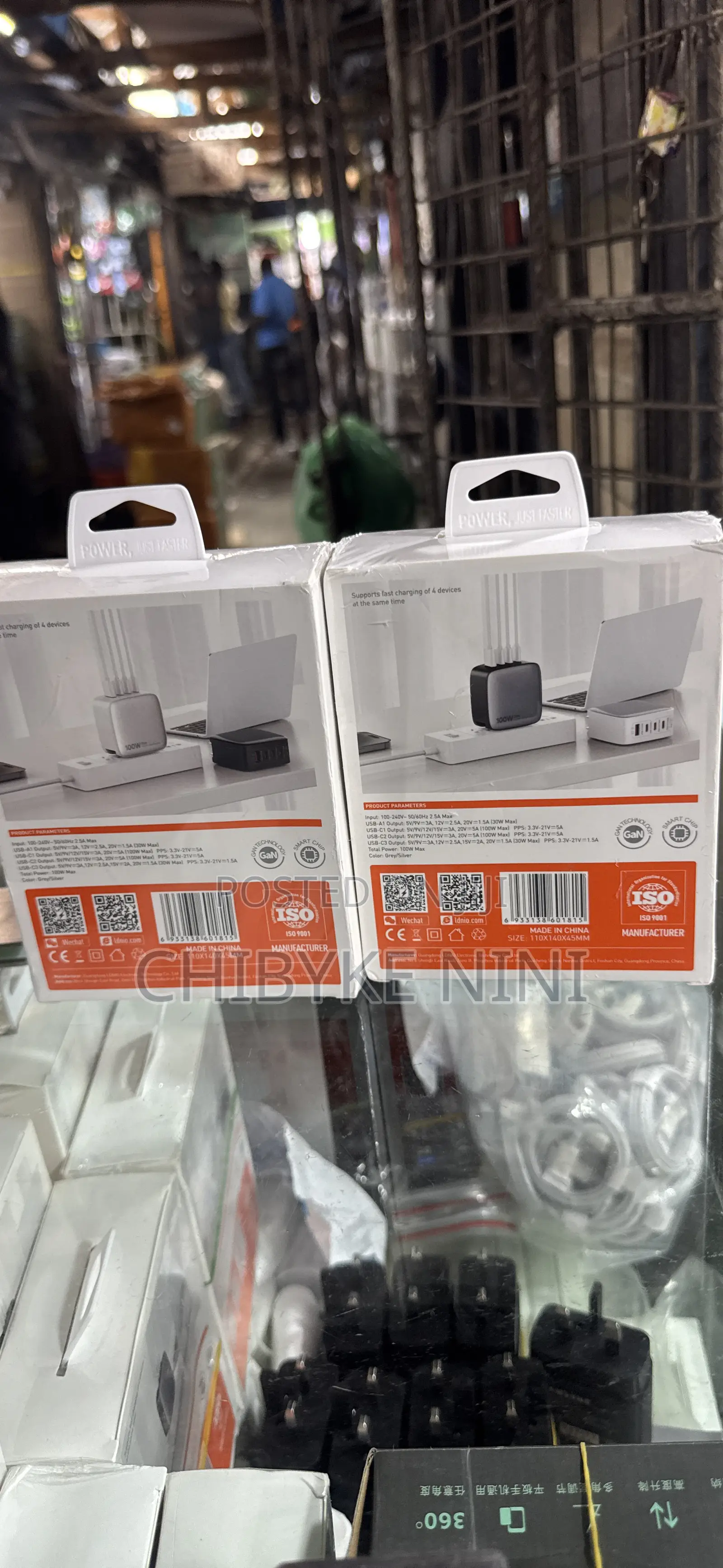 Ldnio 100w Gan Super Fast Charger Q480 3 Usb C 1 Usb A