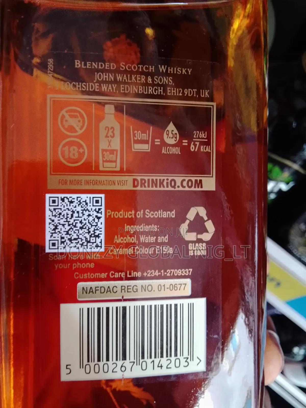 Red Label Whisky ×12bt