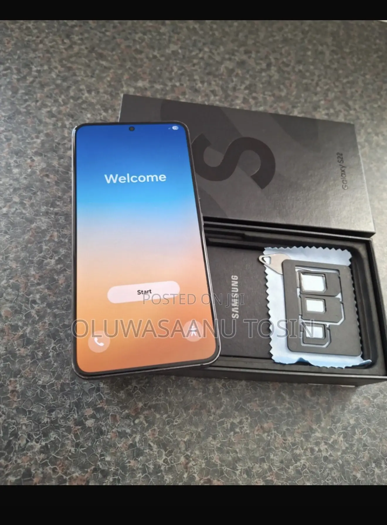 New Samsung Galaxy S22 Ultra 5G 128 GB Black