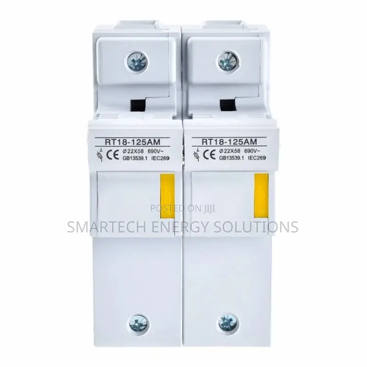 10x38mm 1p Pv Array 1000v 10a 16a 30a 32a Solar Dc Fuse Holder Base