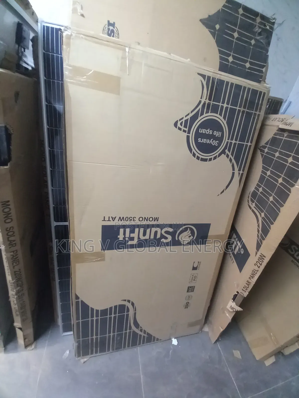 Sunfit Solar 350watts Monocrystalline Panels