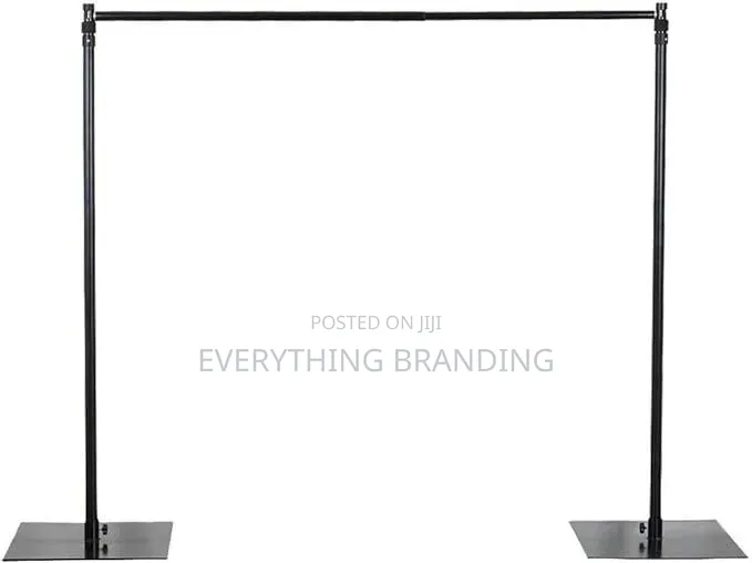 Event Backdrop Stand for Weddings Birthdays Exhibition - No Print