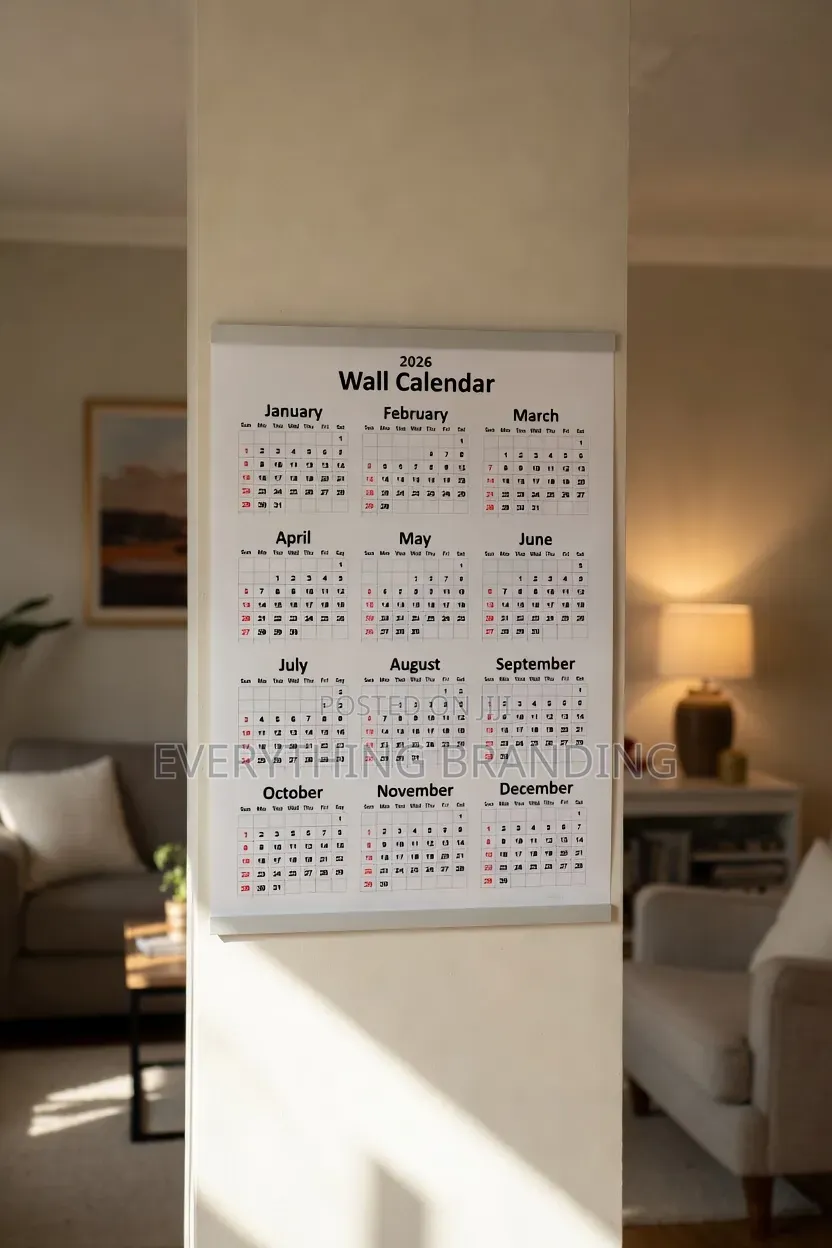Wall Calendar Printing for Offices, Schools Businesses
