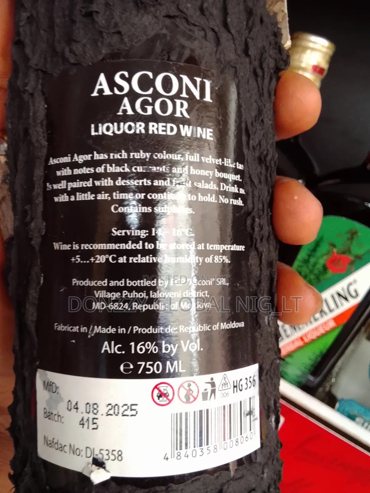 Asconi Agor Sweet Red Wine (12bottles)