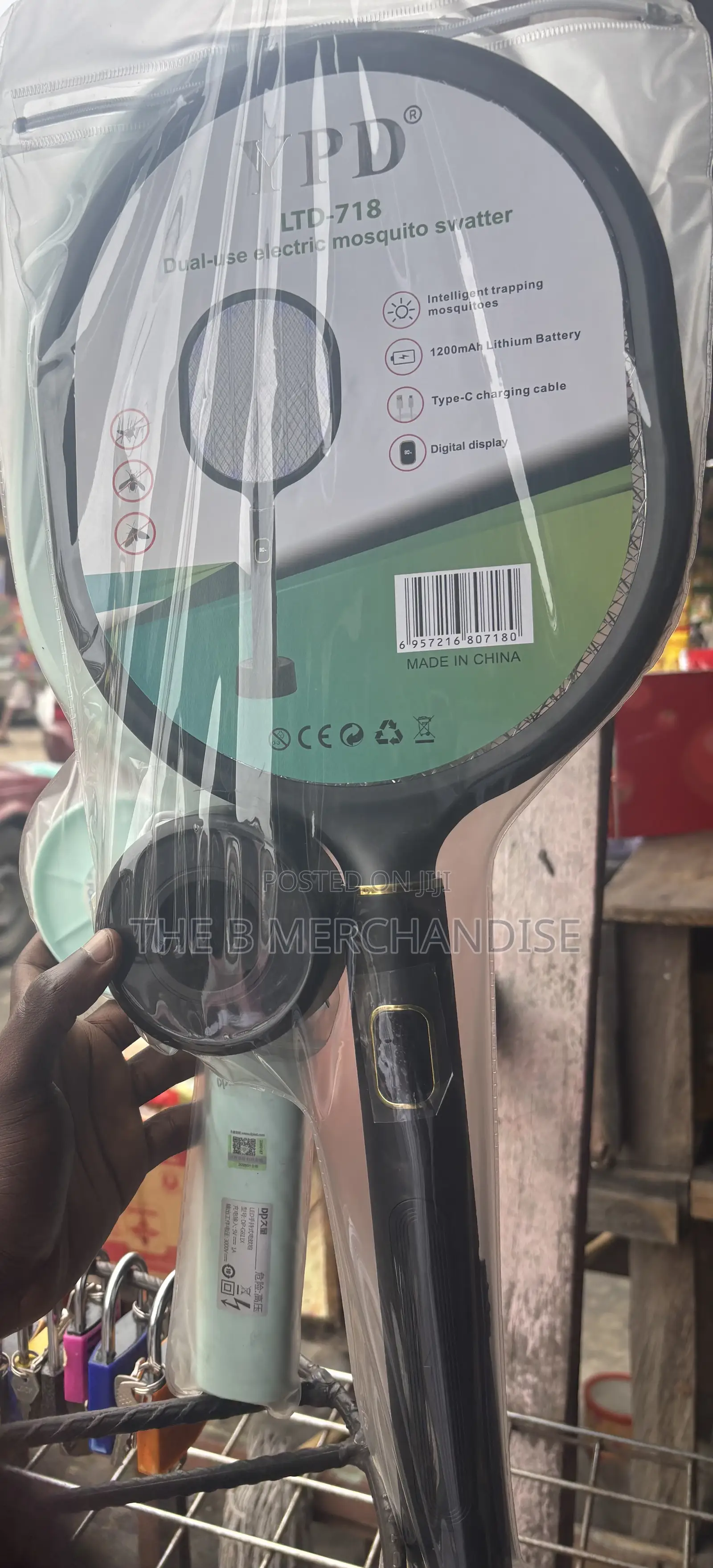 Rechargeable Electric Mosquito Swatter/Bat