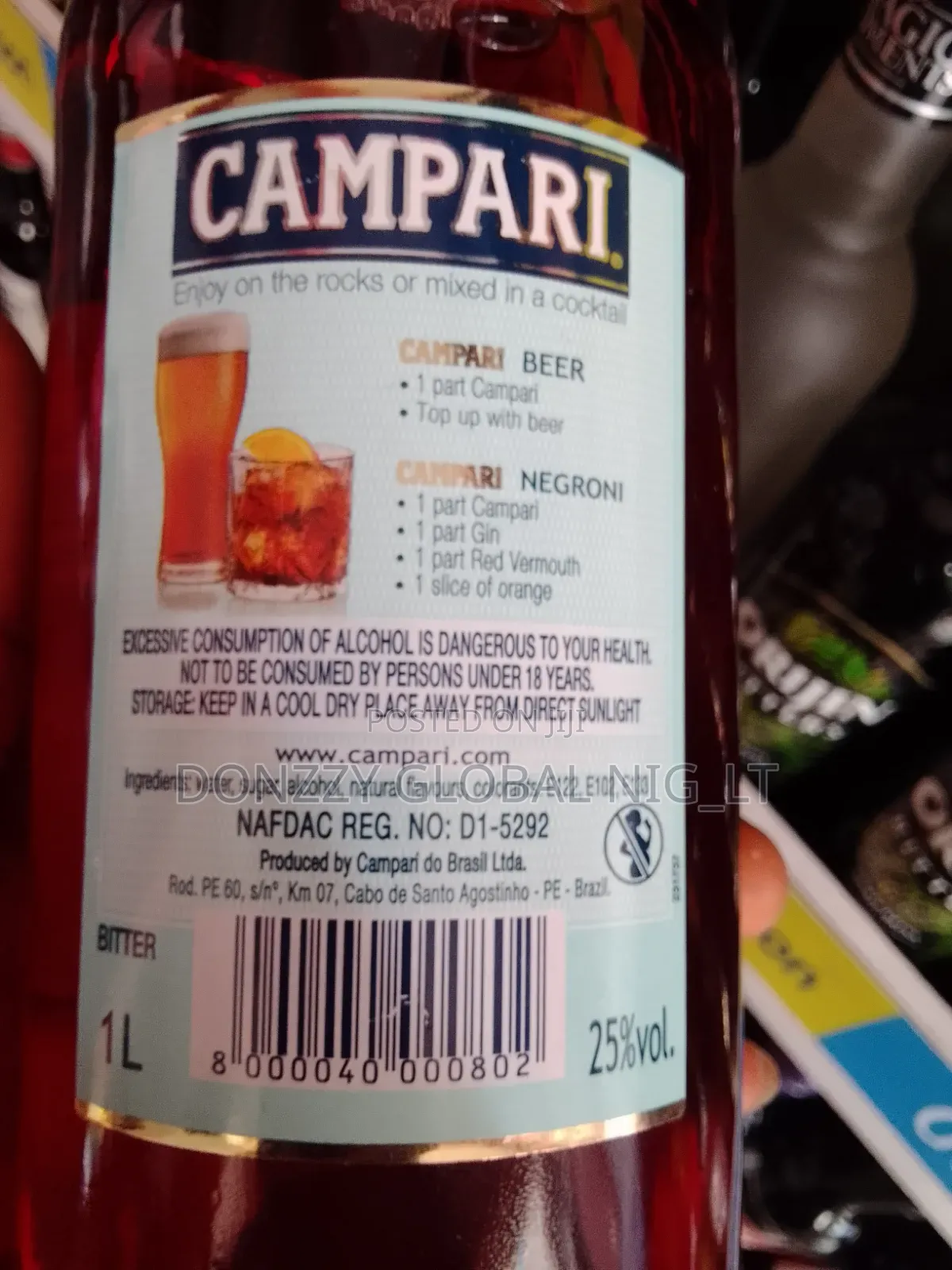 Campari Milano Bitter ×12bt