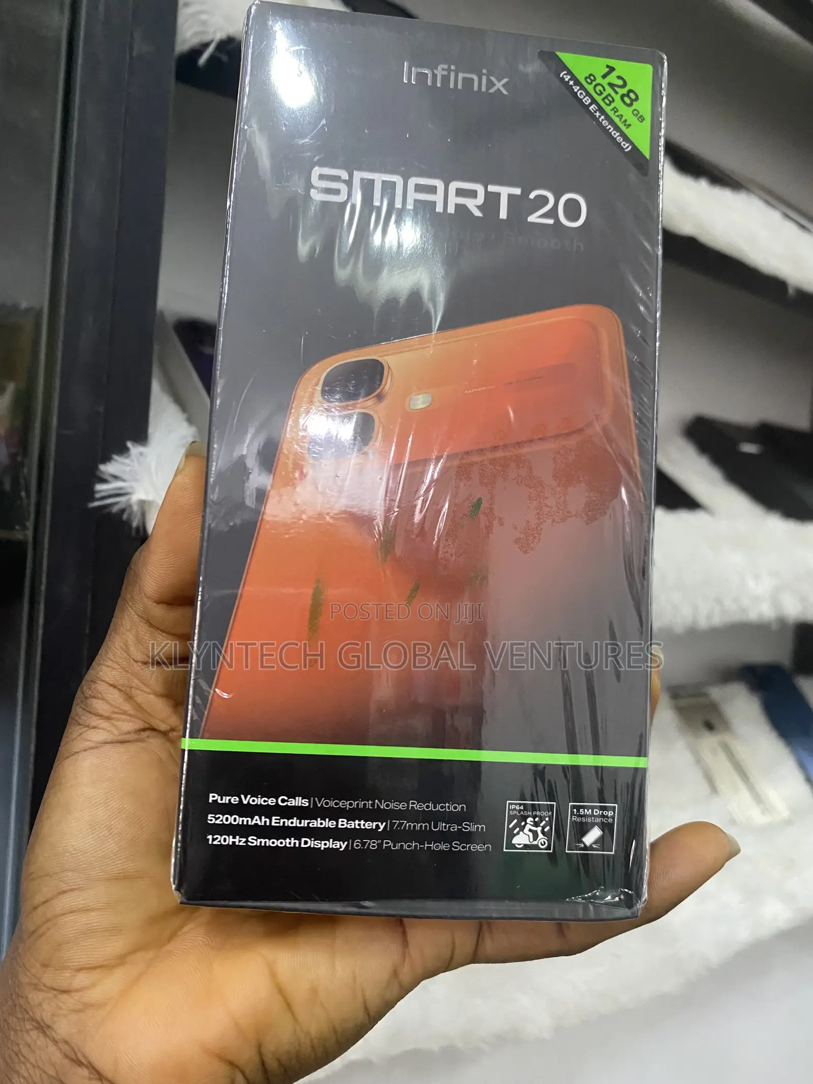 New Infinix Smart 20 128 GB Black