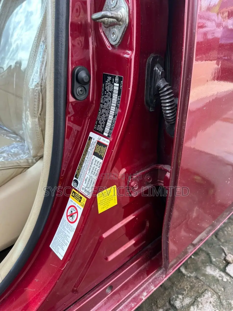 Toyota Camry XLE V6 4dr Sedan (3.6L 6cyl 6A) 2016 Red