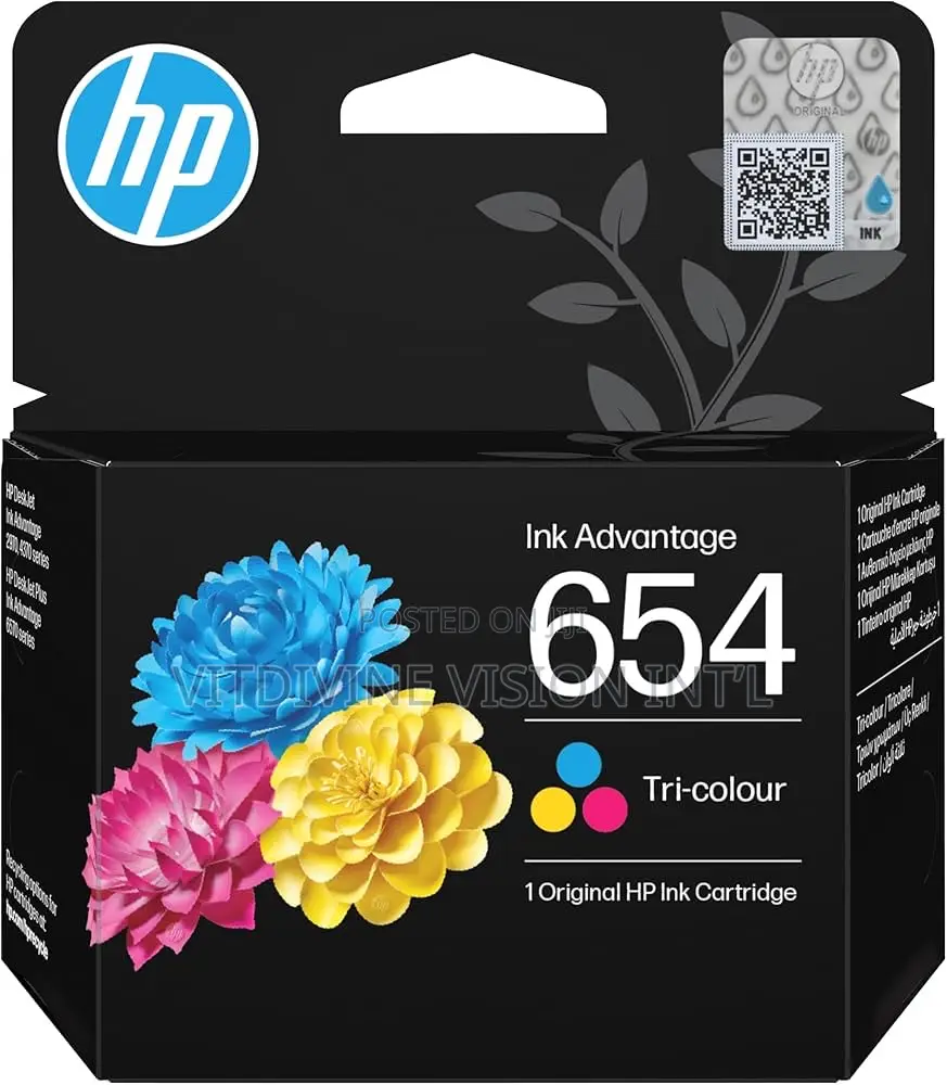 Hp 654 Tri-Color Ink Cartridge